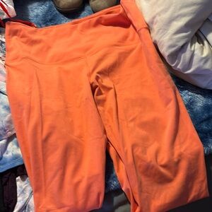 Orange leggings